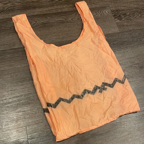 🆓 with purchase $20+ 🍑Altered Baggu Standard peach color bag - Picture 5 of 6